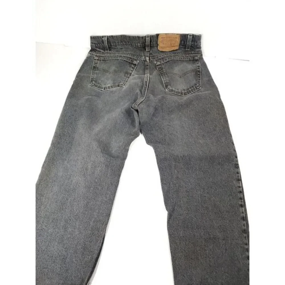 Vintage Levi's 506-4858 Black Denim Jean's Men's Size 36 x 32 Made in USA 80s 90